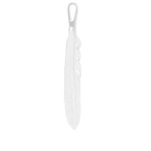 First Arrows Feather Silver Large Pendant