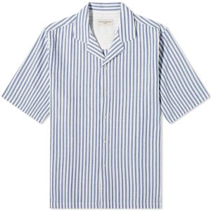 Officine Générale Eren Textured Stripe Vacation Shirt