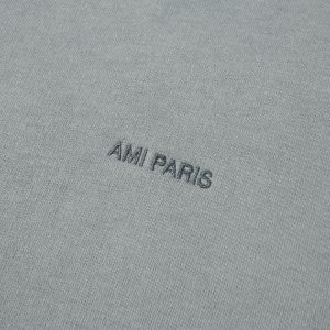 AMI Paris Fade Out Tonal Heart Logo Crew Sweat