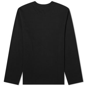 A.P.C. Long Sleeve Olivier Embroidered Logo T-Shirt