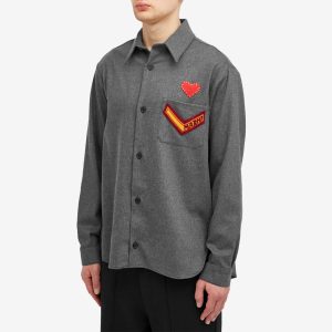 Marni Flannel Shirt with Patches