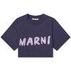 Marni Cropped Logo T-Shirt
