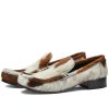 Acne Studios Babi Due Hairy Loafer Shoes