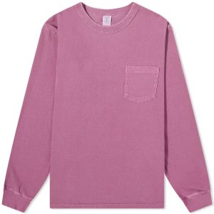 Velva Sheen Long Sleeve Pigment Dyed Pocket T-Shirt