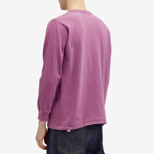 Velva Sheen Long Sleeve Pigment Dyed Pocket T-Shirt