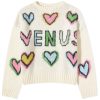 KITRI Darina Ivory 'Venus' Oversized Knit Jumper