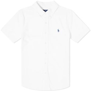 Polo Ralph Lauren Short Sleeve Pique Button Down Shirt