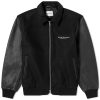 MKI NDM Leather Varsity Jacket