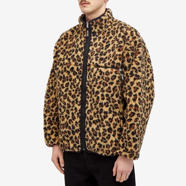 Wacko Maria Reversible Leopard Fleece Jacket