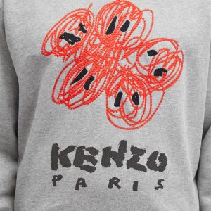 Kenzo Drawn Varsity Crew Sweat