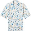Marni Dripping Flower Short Sleeve Vacation Shirt