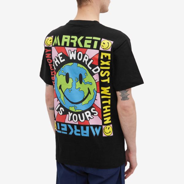 Market Smiley Peace And Harmony World T-Shirt