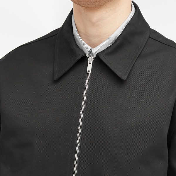 Jil Sander Zip Through Cotton Overshirt