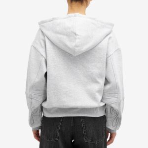 House Of Sunny Odyssey Cropped Zip Hoodie