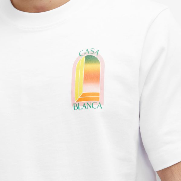 Casablanca Gradient Arch Logo T-Shirt