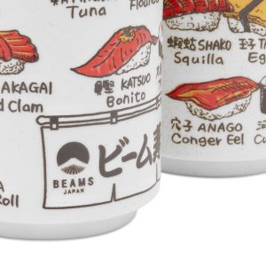 Beams Japan Fish Ceramic Cup - Set of 2