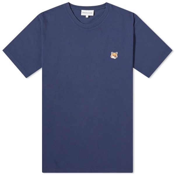 Maison Kitsune Fox Head Patch Regular T-Shirt
