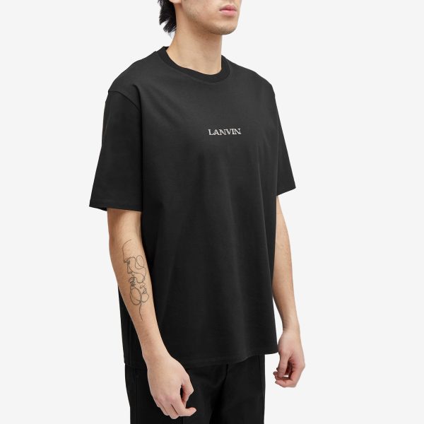 Lanvin Embroidered Logo T-Shirt