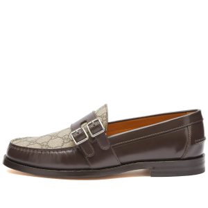 Gucci Mellenial Double Buckle GG Supreme Loafer