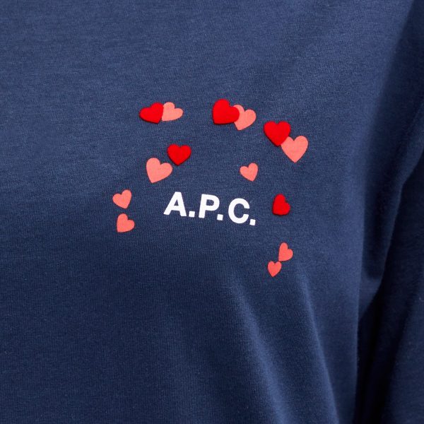 A.P.C. Valentines Logo T-Shirt