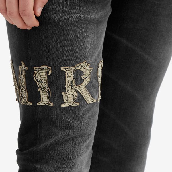 AMIRI Baroque Varsity Logo Jeans