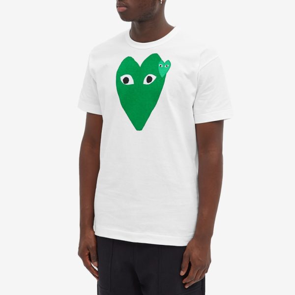 Comme des Garcons Play Double Heart T-Shirt
