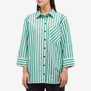 Ganni Stripe Cotton Shirt