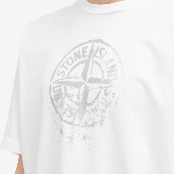 Stone Island Reflective One Badge Print T-Shirt