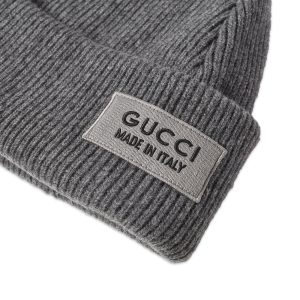 Gucci Patch Beanie Hat