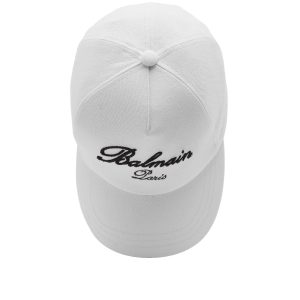 Balmain Signature Embroidered Cap