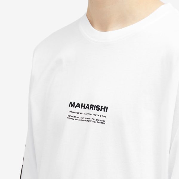 Maharishi Tashi Mannox Tibetan Sanskrit Long Sleeve T-Shirt