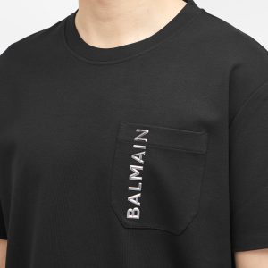 Balmain Laminato Logo T-Shirt