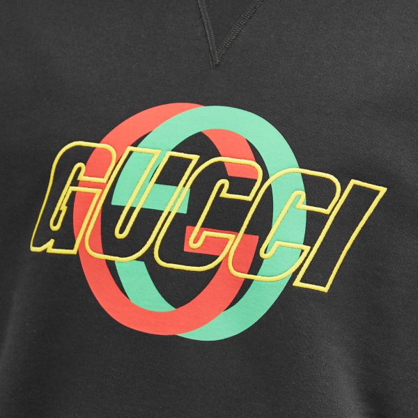 Gucci Interlocking Logo Crew Neck Sweat
