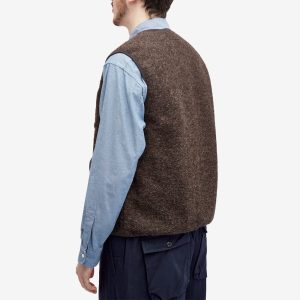 Universal Works Wool Fleece Zip Gilet - END. Exclusive