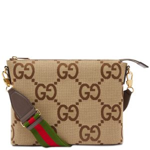 Gucci Tonal Jumbo GG Small Messanger Bag