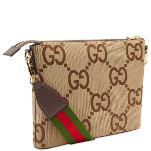 Gucci Tonal Jumbo GG Small Messanger Bag