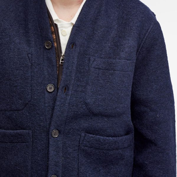 Universal Works Wool Fleece Cardigan - END. Exclusive