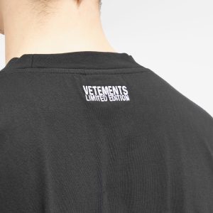 VETEMENTS Embroidered Logo T-Shirt