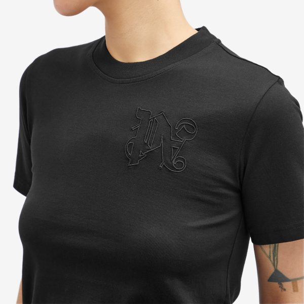 Palm Angels Monogram Fitted T-Shirt