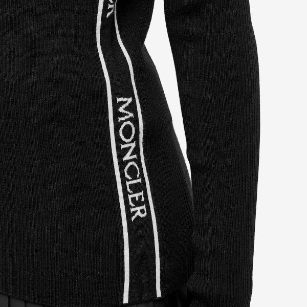 Moncler Contrast Sleeve Knitted Top