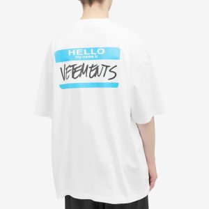 VETEMENTS My Name Is T-Shirt