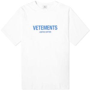 VETEMENTS Limited Edition Logo T-Shirt