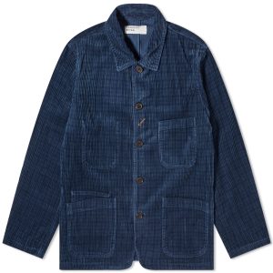 Universal Works Houndstooth Cord Bakers Chore Jacket