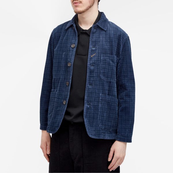 Universal Works Houndstooth Cord Bakers Chore Jacket