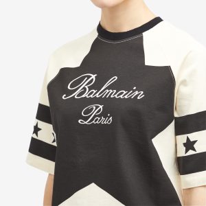 Balmain Signature Stars Bulky T-Shirt