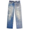 Our Legacy Wide Leg Distressed Jeans