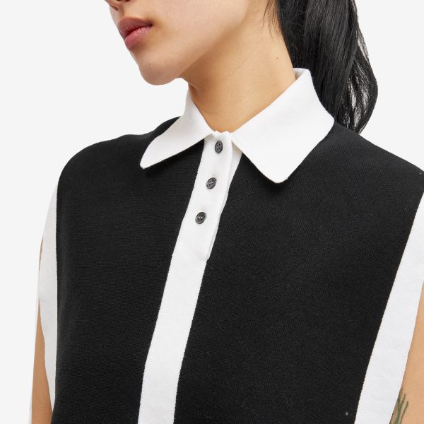 JW Anderson Layered Contrast Polo Vest Top
