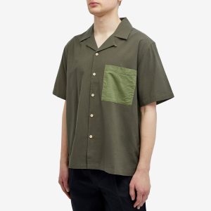 Folk Short Sleeve Soft Collar Shirt