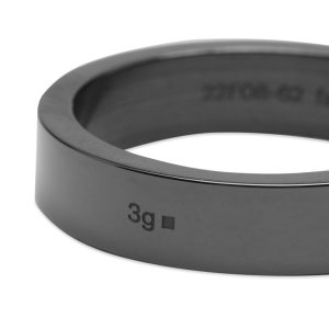 Le Gramme 3g Polished Ceramic Ribbon Ring