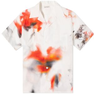 Alexander McQueen Obscured Flower Vacation Shirt